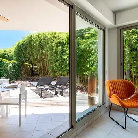 1-br Garden With Pool Peaceful Private Parking Appartement *